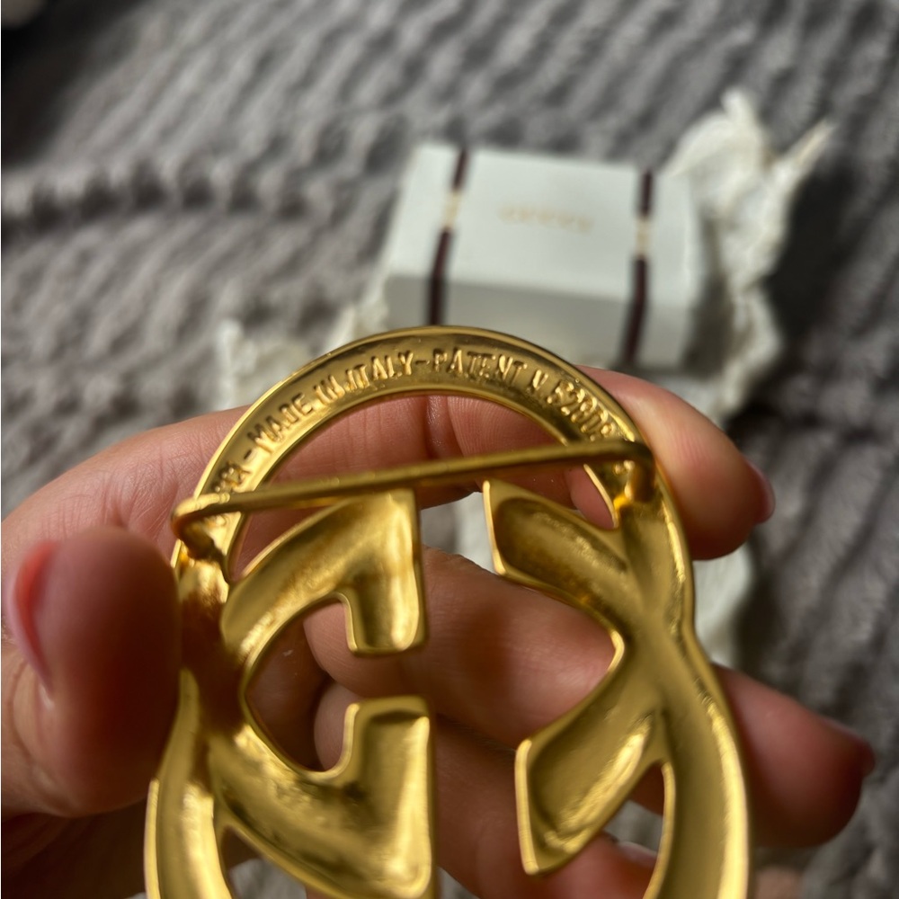 Gucci Gold Double G Belt Buckle - Picture 4 of 5